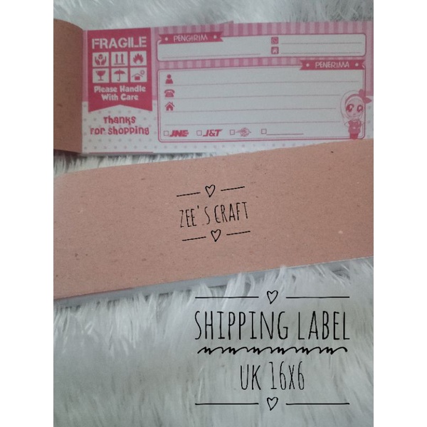 

shipping label