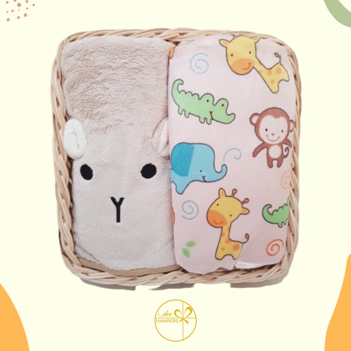 

Baby Hampers / Kado Lahiran Bayi / Baby Gift / Paket Towel Set - Handuk&Selimut, Cokelat