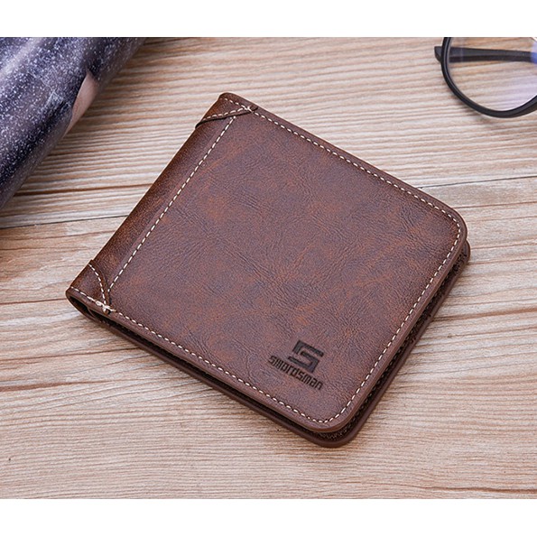 PROMO!!! Dompet Lipat Pendek Keren Pria ORI Import Korean Kualitas Premium Men Short Wallet