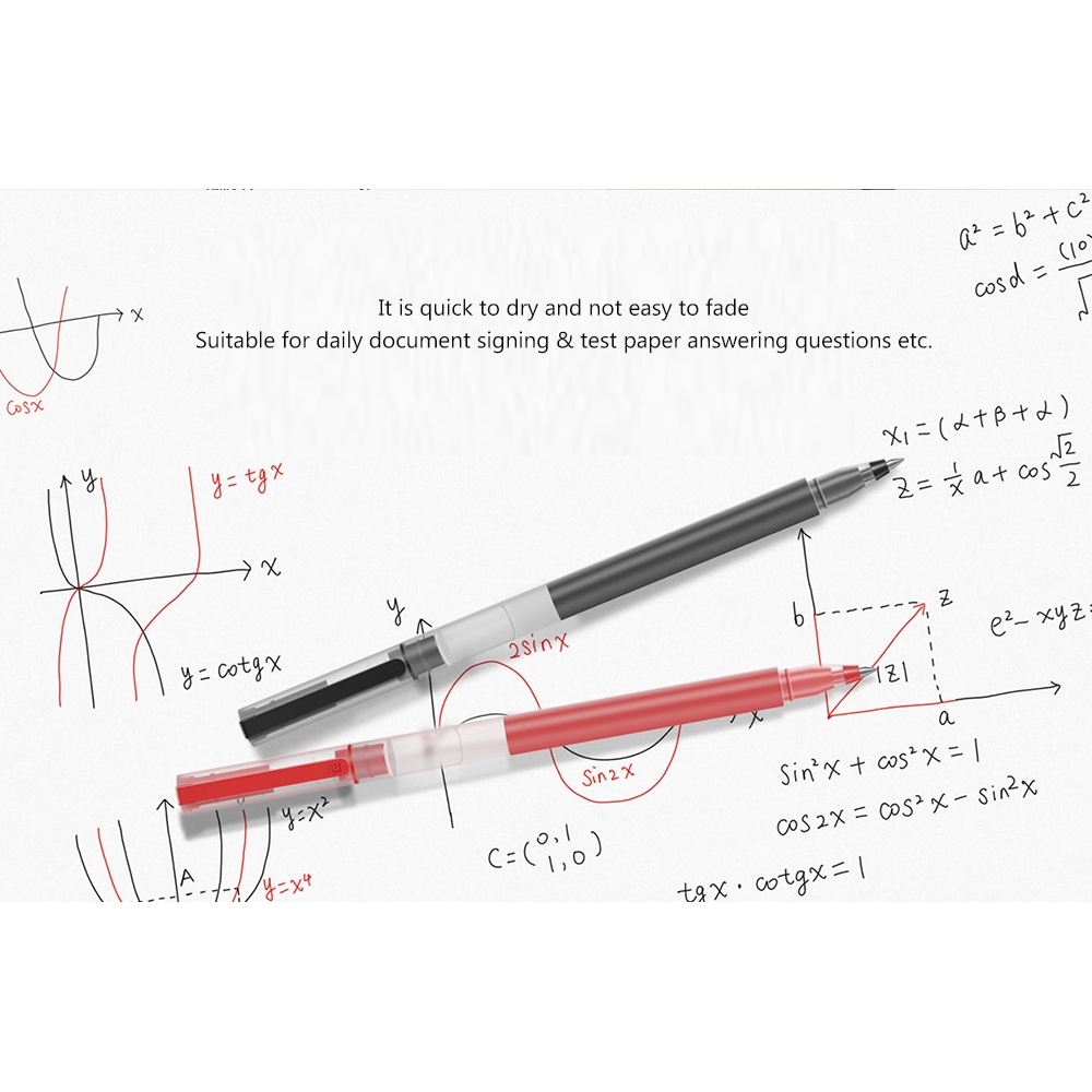 Xiaomi Mijia 1pc Pulpen Gel 0.5mm Tahan Lama Untuk Sekolah / Kantor