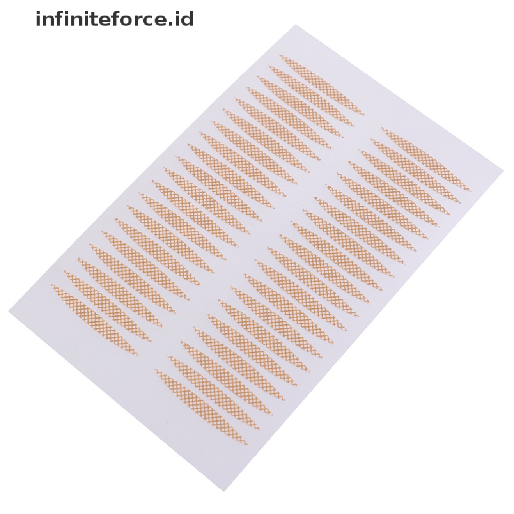 Infiniteforce.id 800pcs / Set Stiker Kelopak Mata Mesh Transparan Untuk Makeup / Kosmetik Wanita