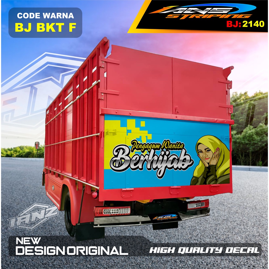 STIKER VARIASI BAK BELAKANG TRUK CANTER / STIKER BELAKANG TRUK RAGASA,UMPLUNG / STIKER BAK BELAKANG TRUK DINA,FUSO