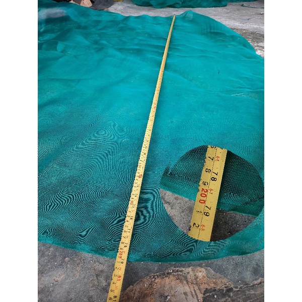 waring jaring kasa hijau lebar 2 meter