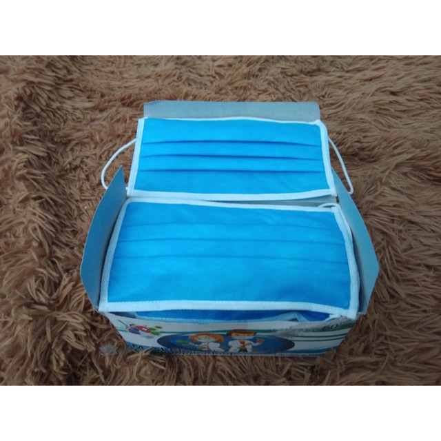 masker produk lokal murah donasi anti corona covid apd 3 ply earloop