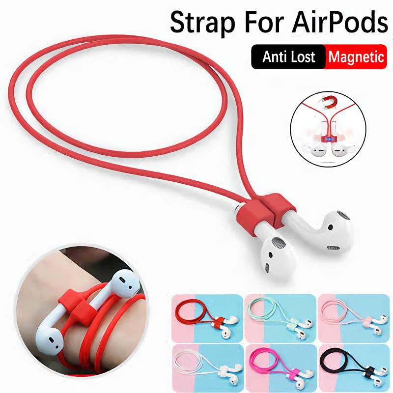 Airpods Strap Tali Magnet Anti Lost Hilang Kabel Earpods Inpods Bluetooth Headset Airpods Pro Gen 1 2