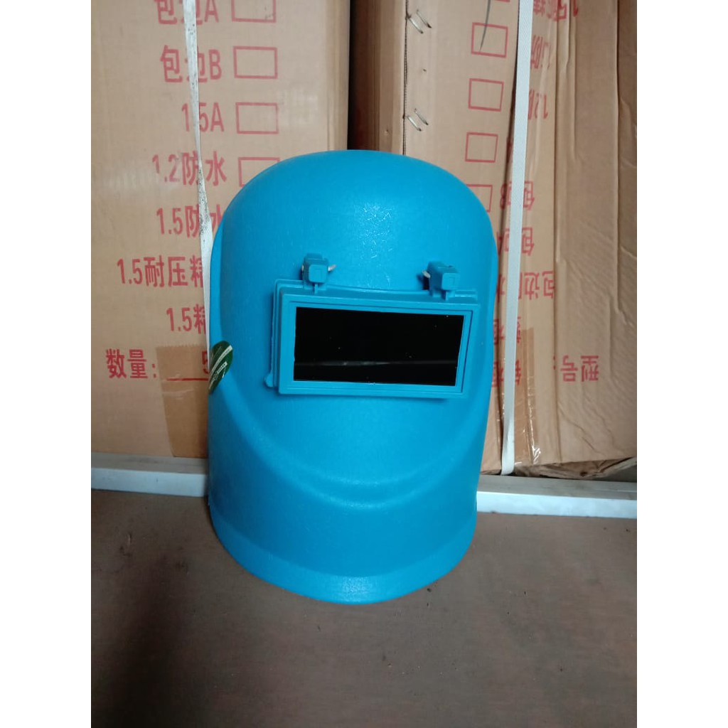 Kedok Las Topeng Las Kepala Putar Biru Untuk Las Listrik Welding Electrode