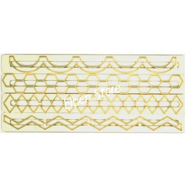 

FMM Straight Frill Geometric Edging Cutter set-4 (no-5)