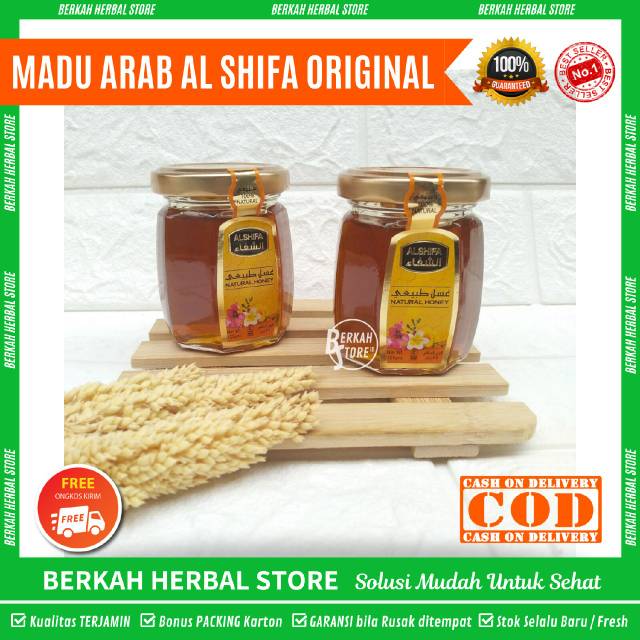 

[BPOM] MADU AL SHIFA 125G MADU ARAB AL SHIFA 100% ASLI MURNI - NATURAL HONEY - GARANSI KEASLIAN NYA