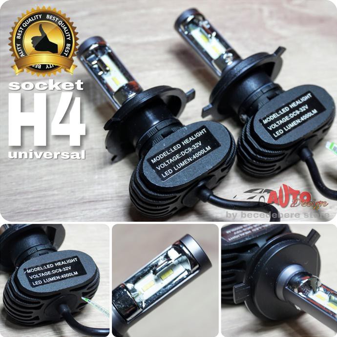 MURAH LAMPU LED SOCKET H4 UNTUK HEAD LAMP MOBIL #6