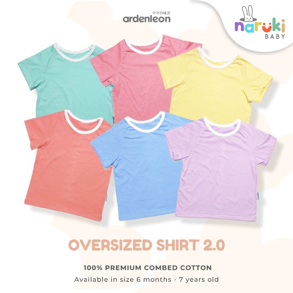 Ardenleon Oversized Shirt Kids Arden Leon Baju Kaos Anak (NEW COLOR)