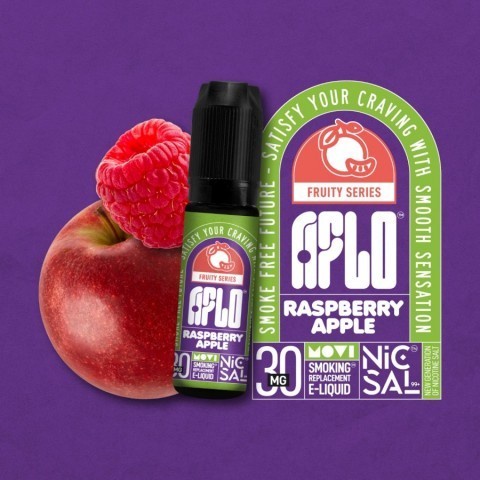 SALTNIC LIQUID AUTHENTIC AFLO RASPBERRY APPLE SALT NIC 15ML 30MG 50MG