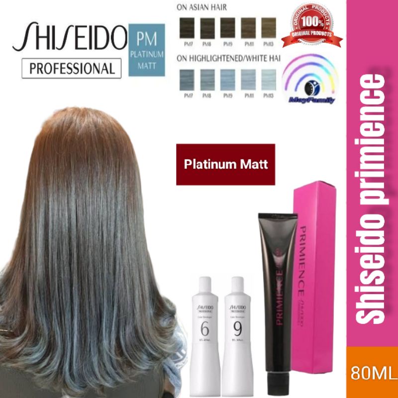 Hair Color Shiseido Primience PM Platinum Matt Pewarna Rambut Shiseido
