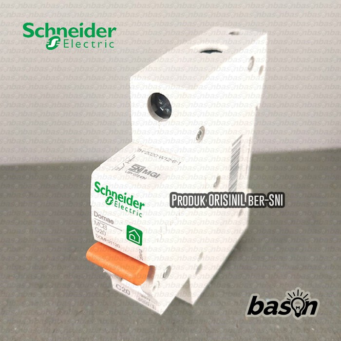 SCHNEIDER MCB Domae 1Phase 20A - circuit breaker / pemutus sikrit