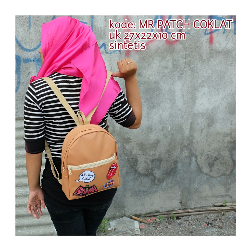 Mini Ransel Patch Ts (MR Patch Tassel) ( COD BAYAR DITEMPAT )