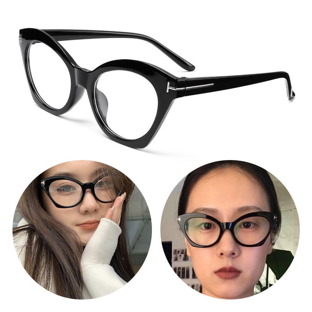 Populer Anti-Cahaya Biru Kacamata Fashion Vision Care Komputer Retro Spectacles Frame