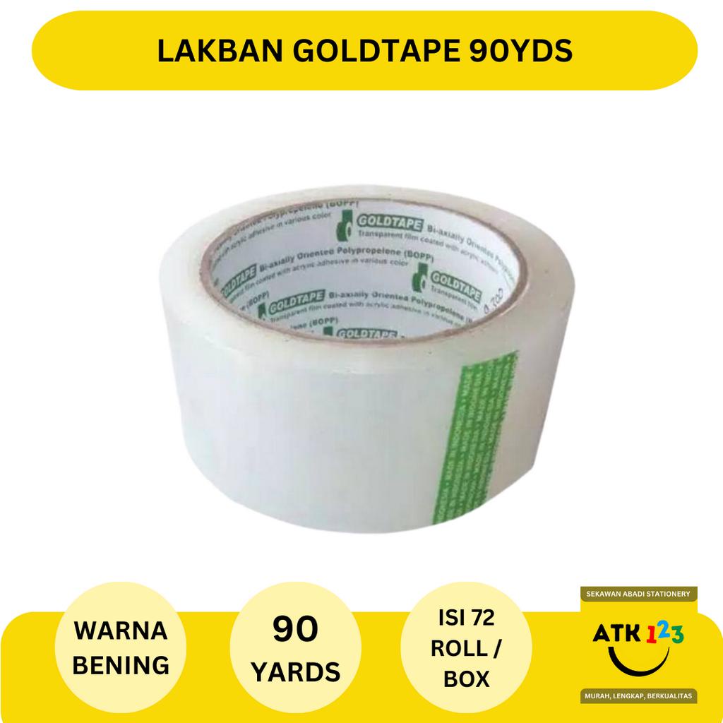 OPP Tape / Isolasi Plakban / Lakban Bening Goldtape 48mm x 90 yards