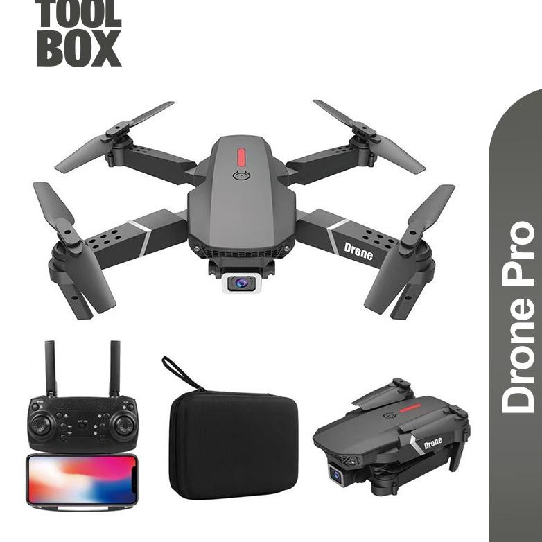 ak Toolbox Drone E88 Pro/E99 Shoot Murah Original Indoor Outdoor Drone Pro Mini RC 4K HD Camera -D2