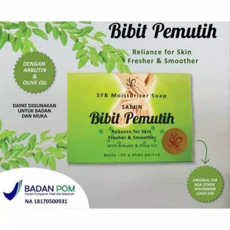 Paket bibit pemutih SBY Original - ( sabun+Scrub+Lotion )