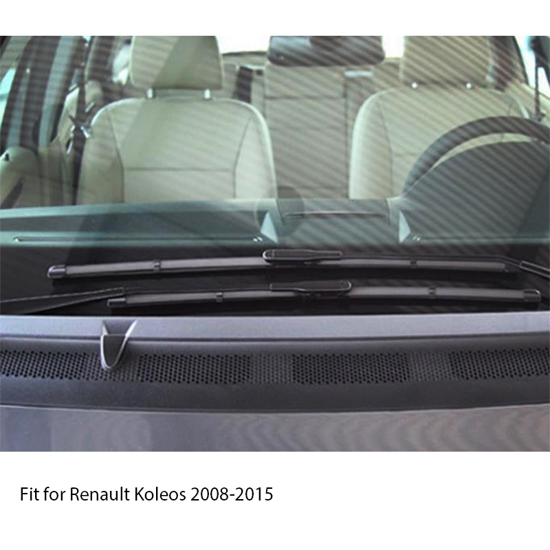 1 Set Karet Wiper Kaca Depan Mobil Pengganti Untuk Renault Koleos 2015 2014 2013 2012-2008