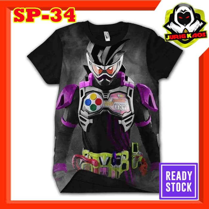 Kaos Kamen Rider Ex aid Black Baju Remaja dan Dewasa Murah