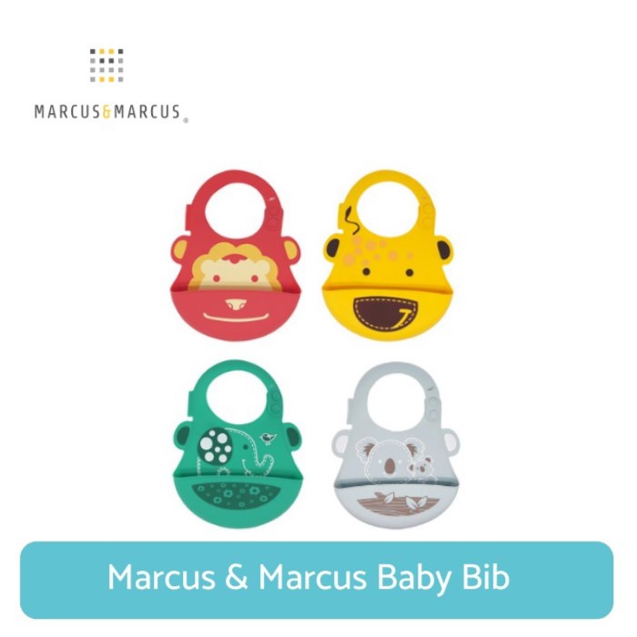 Castle - Marcus &amp; Marcus baby Bib - Celemek Silikon Bayi MNM