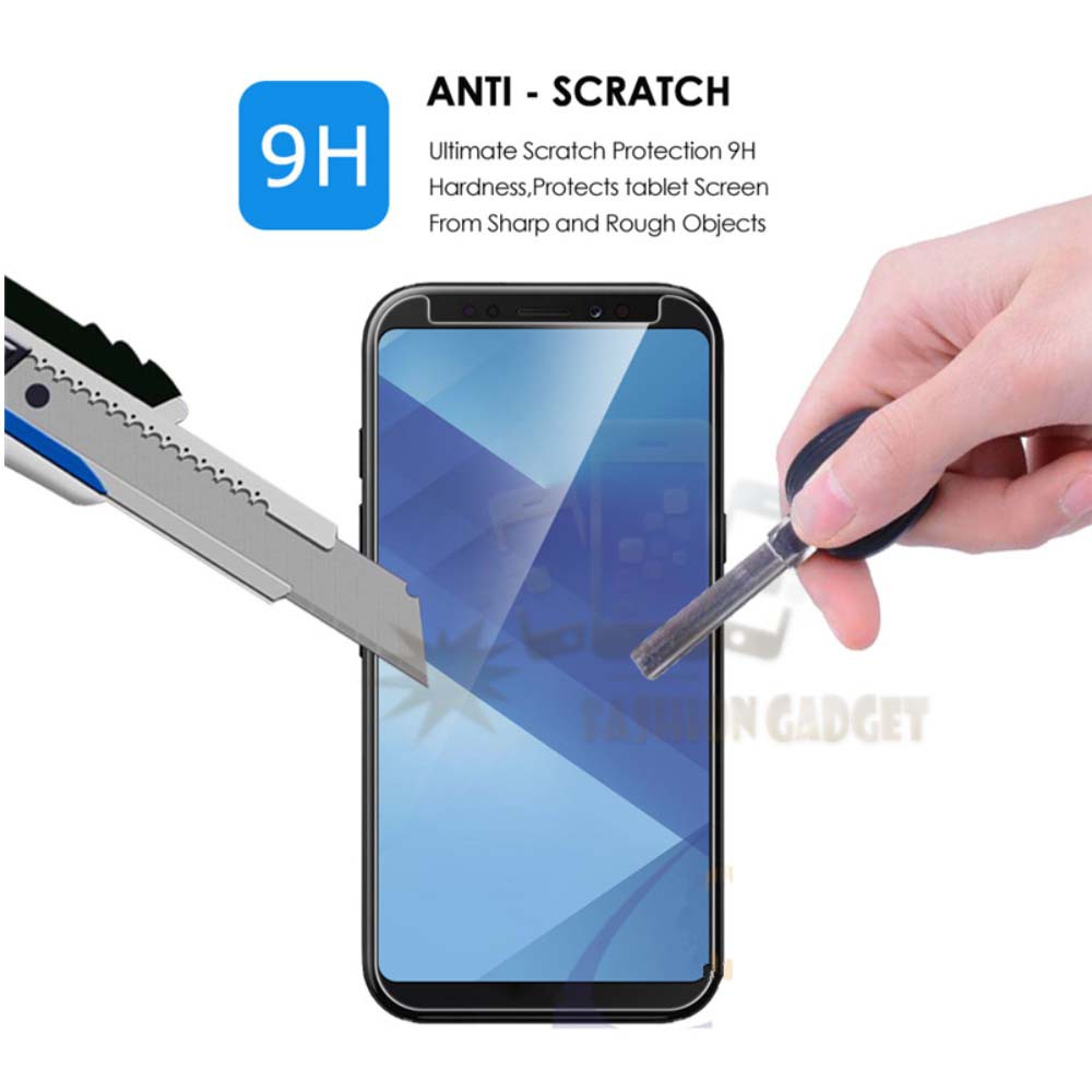 Tempered Glass Samsung Galaxy A8 2018  / Anti Gores Kaca / Screen Protector Guard Pelindung Layar TEMPER GLASS SAMSUNG A8