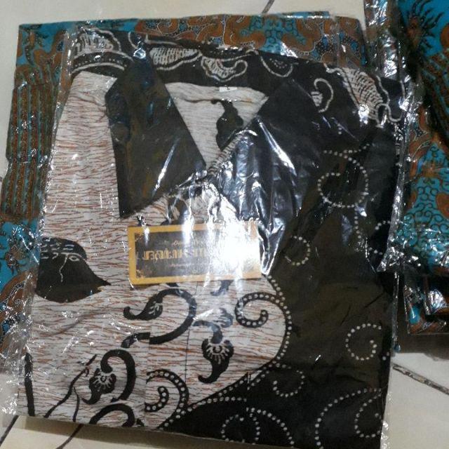 Bswart Batik Hrb026 Kenongo Hem Pendek Padi Pekalongan M L Xl Batik Pria Murah Modern Grosir