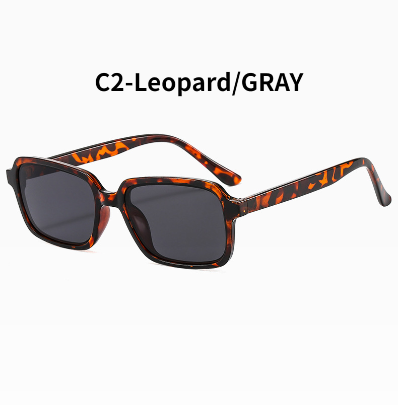 2021 Fashion Korean style square frame personality small frame trendy men's and women's sunglasses