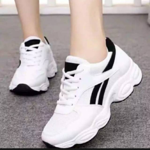 TmO - 8.8 Sale sepatu wanita sneakers fashion style korea S.kor/sepatu fashion tali kekinian termurah bisa cod size 37-40