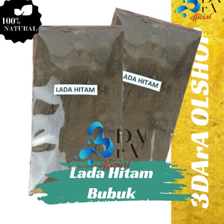 

◀ Lada Hitam Bubuk 500gr - Merica Hitam Bubuk - Black Pepper Powder Premium ⇇