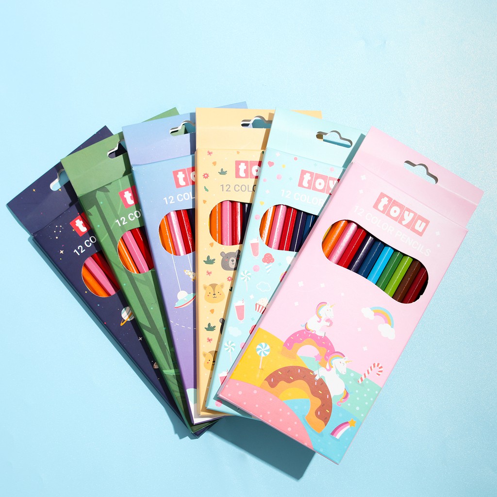 

Toyu Pensil Warna Pencil Color Peralatan Menggambar Anak Sekolah Murah Lucu