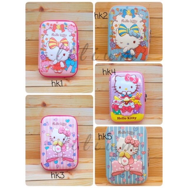 Kotak Pensil 3D Hardcase Pencil Case Hello kitty Melody Boy Seperti Smiggle