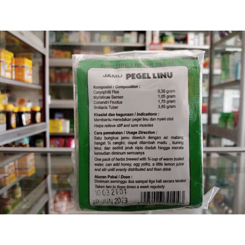 JAMU PEGEL LINU IBU TJIPTO PACK ISI 10 SACHET ED 02/2025