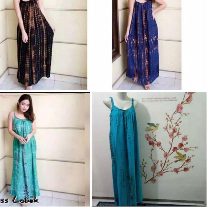 Dress Pantai Panjang Bali jumbo ld 120 cm /Dress lobek panjang Bali