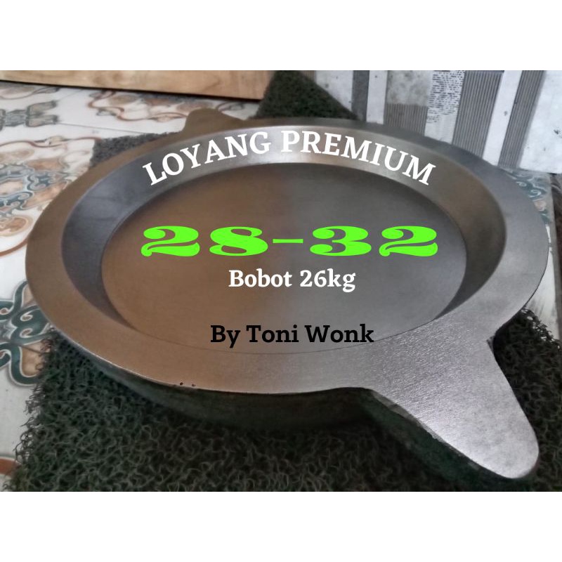 Loyang Premium Plus Tutup Ukuran 28-32 ( Martabak Manis/Bangka, Kue Bandung )