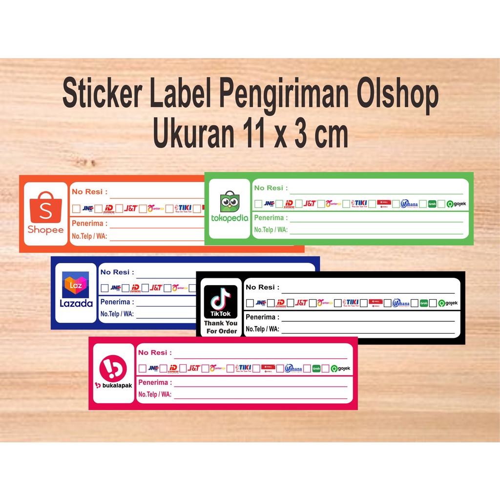 

Sticker Pengiriman Olshop Ukuran 11 x 3 cm