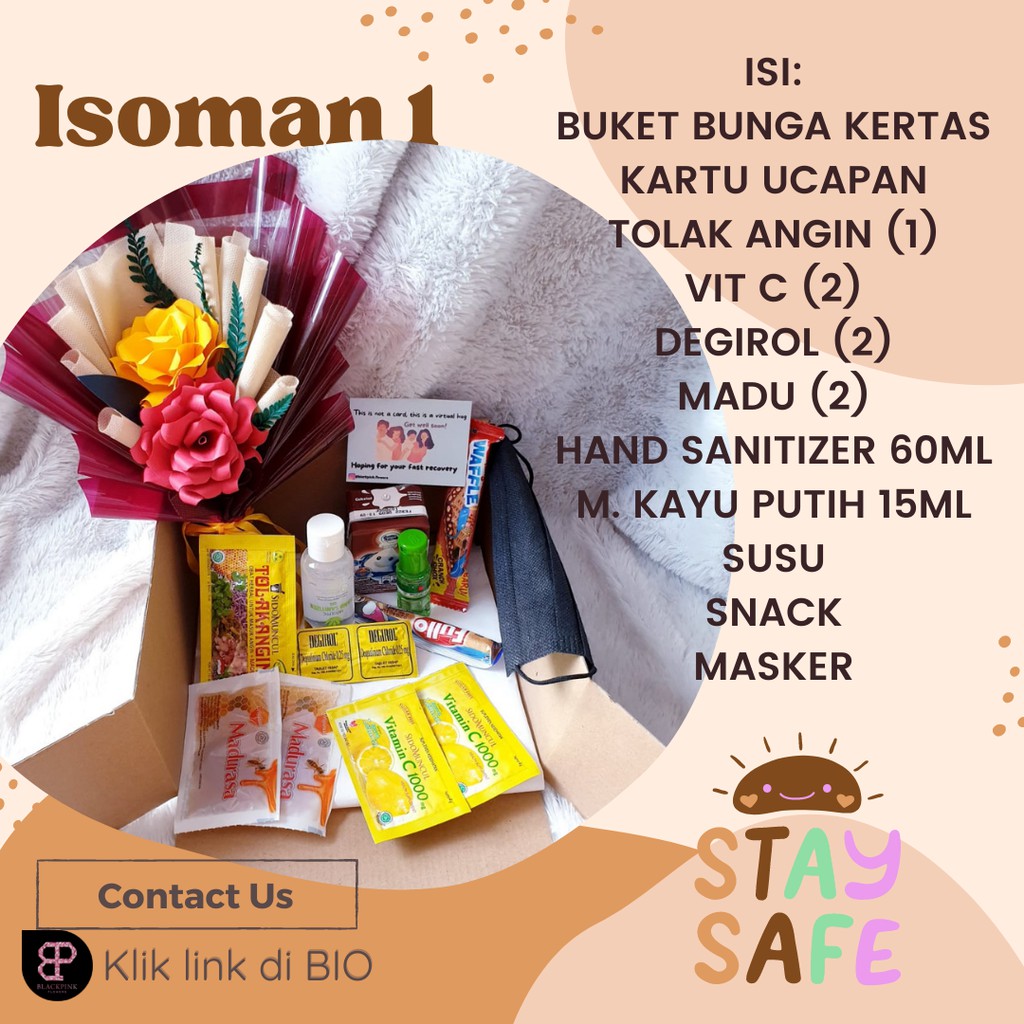 [[READY STOCK]] Hampers Isoman Covid/Paket Covid-19/Healty Hampers / Hampers Vitamin/Get Well Soon