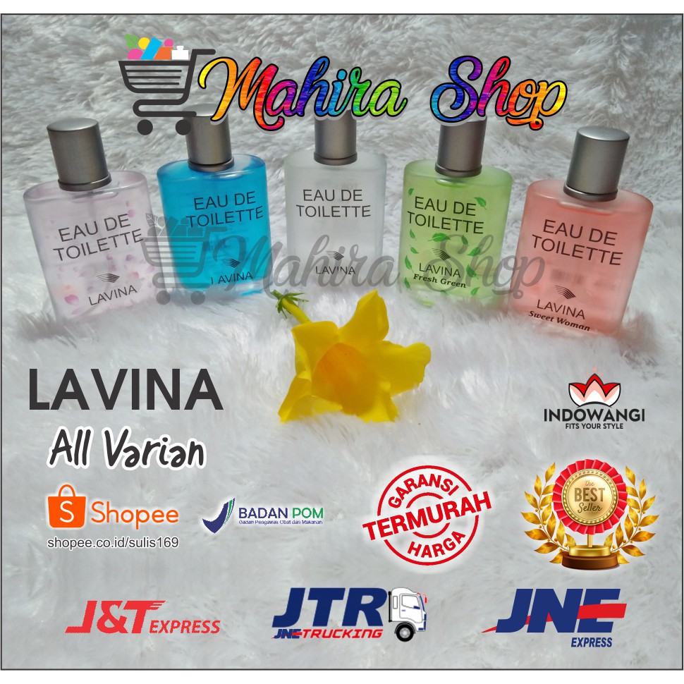 Parfum Eau De Toilette Lavina All Varian 50ml wangi tahan lama BPOM