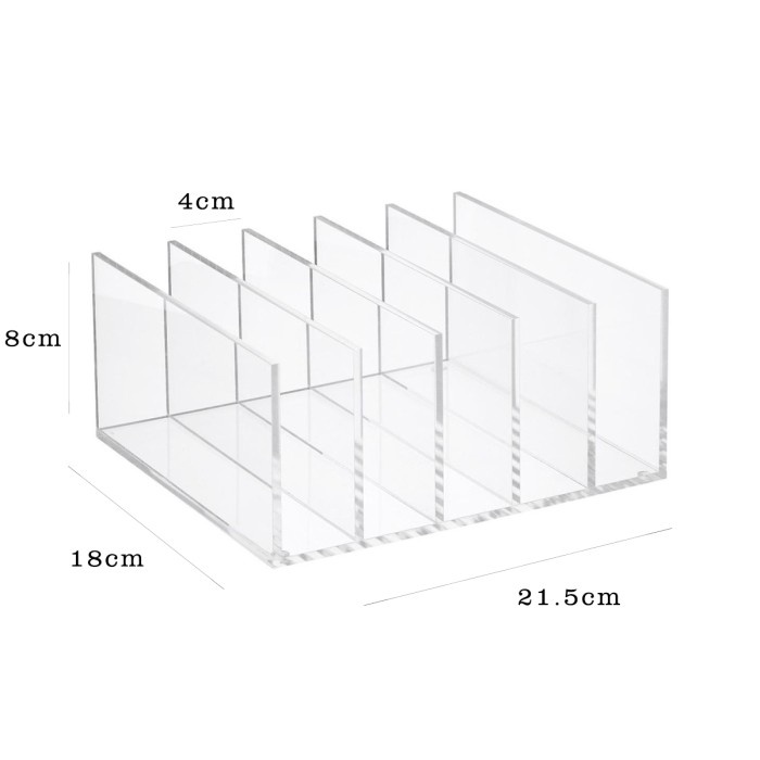 Acrylic Book Divider - Stand Penahan Pembatas Sekat Buku Akrilik