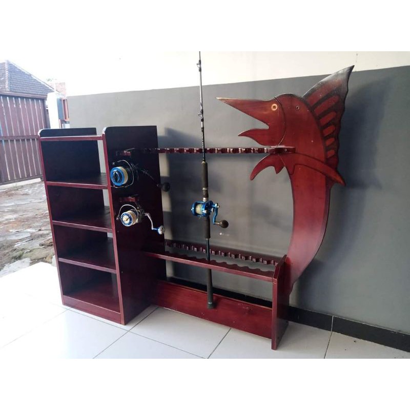 Rod Holder Rak Pancing / Rak Joran pancing/ lemari joran pancing/ lemari pancing/ rak stik pancing