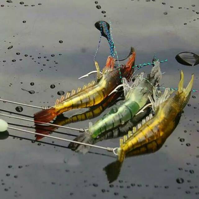 Umpan pancing 6 pcs Minnow udang COD