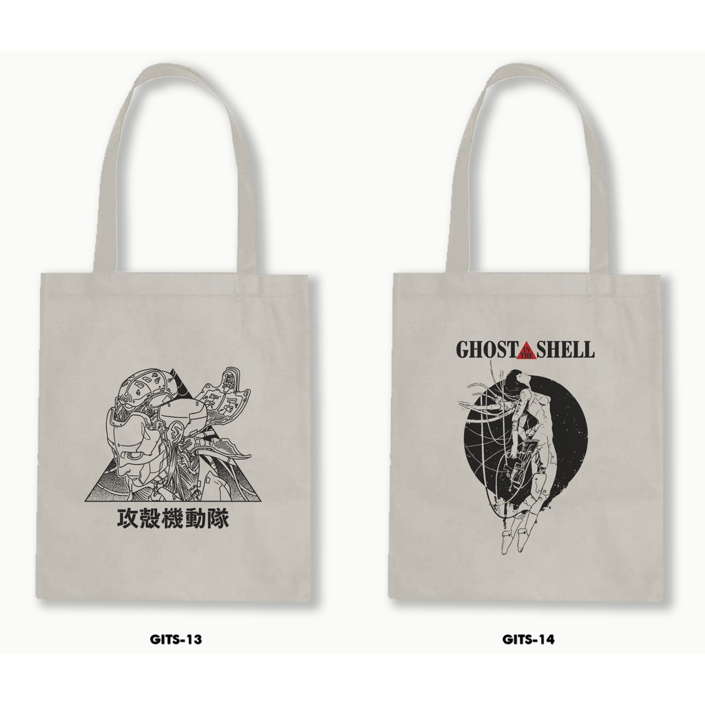 TOTE BAG BLACU - GHOST IN THE SHELL