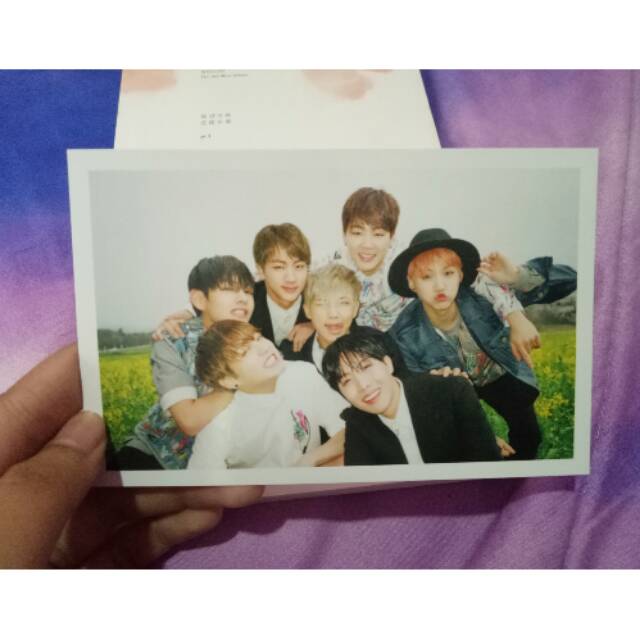 BTS official hyyh pt 1 photocard group