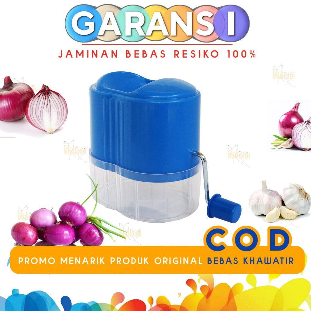 Alat Penghalus Bawang - Gilingan Perajang Bawang Merah Putih Manual Pencacah Bumbu