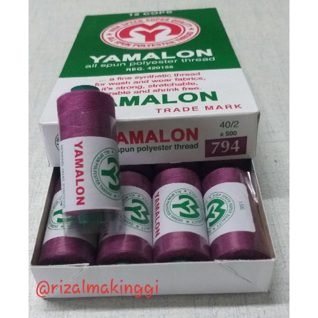 benang jahit yamalon ungu (794) 500 yards