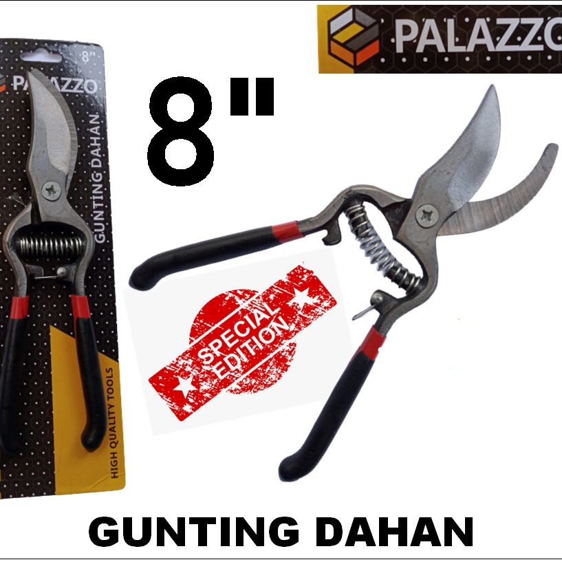 

Gunting Dahan Gunting taman gunting Rumput Ranting Bunga 7inch