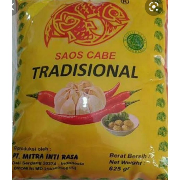 

saos cabe tradisional cap ikan