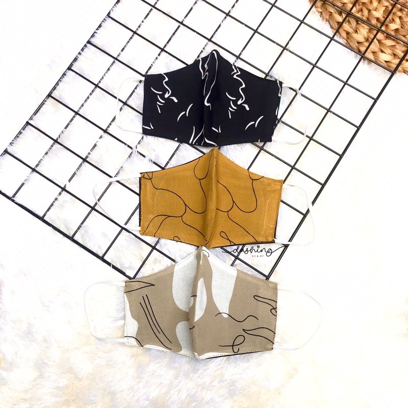 MSKR REUSABLE PART 2/masker kain/masker bolak balik