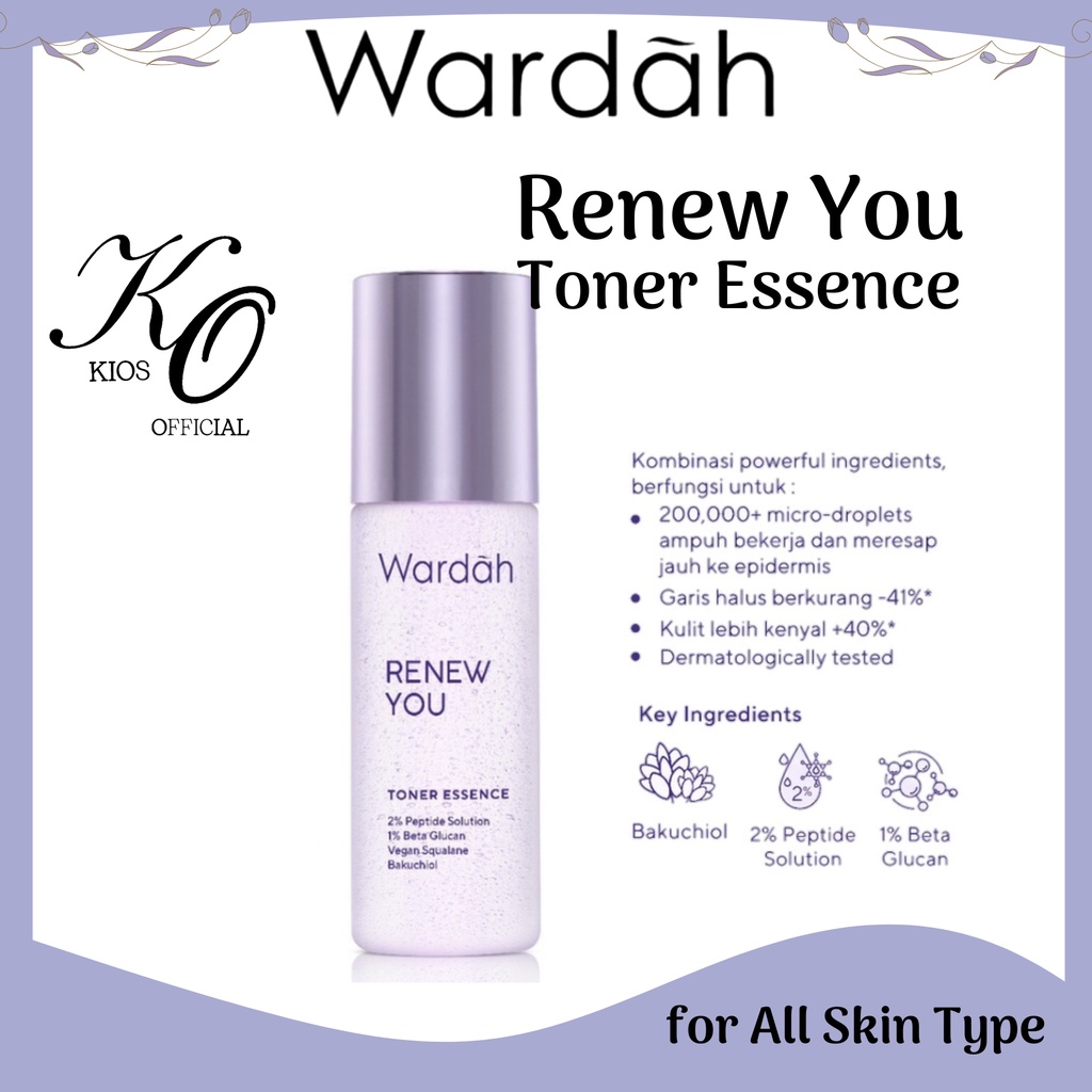 Wardah Renew You Toner Essence 50ml | Hydrating Toner Anti Aging