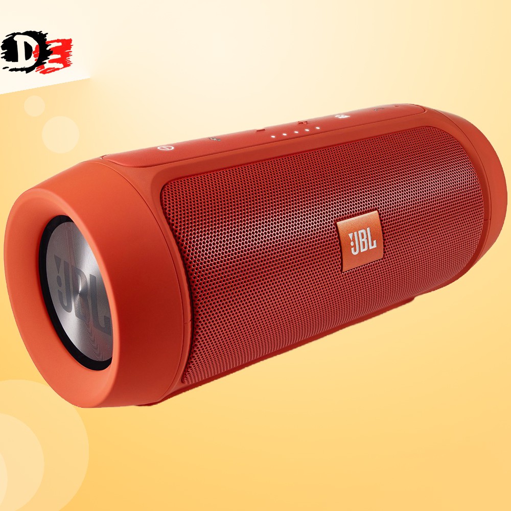 SPEAKER BLUETOOTH WIRELESS SPEKER PORTABLE CHARGE 2 SPIKER BLUTUT MUSIC BOX-MERAH